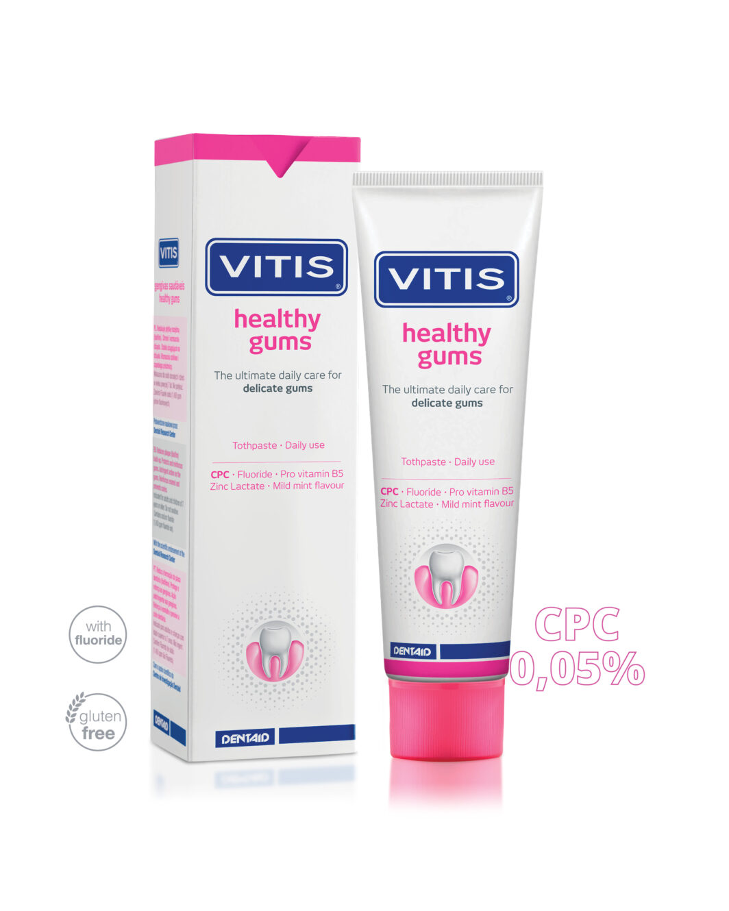 <b>VITIS healthy gums</b><br>zubna pasta